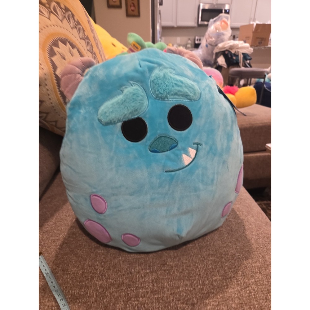 NWT Large Squishmallows 15" Sully Disney Pixar Monsters Inc Plush